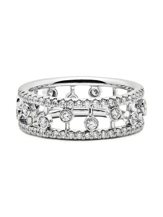 DE BEERS DE BEERS 18Kホワイトゴールド デュードロップ ダイヤモンドリングの商品画像