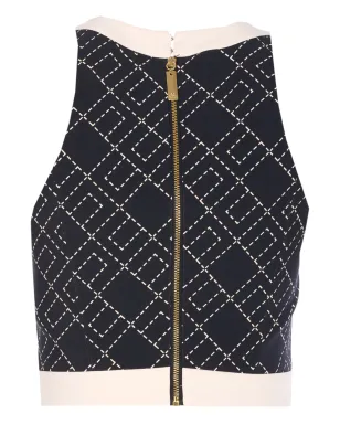 Elisabetta Franchi ホルターネックベスト - サムネイル2