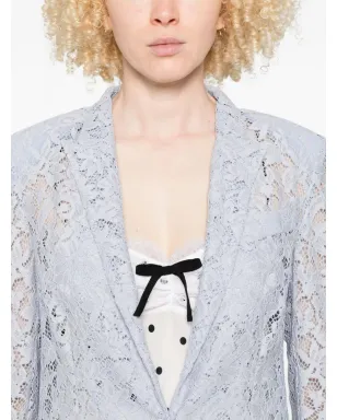 Blumarine レース地のシングルブレストブレザー - サムネイル5