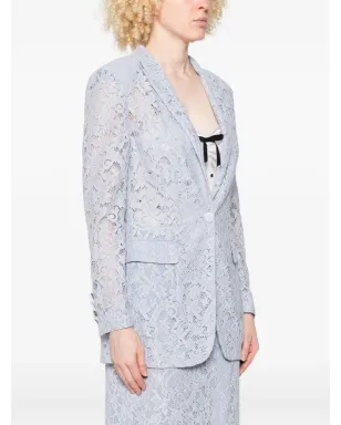 Blumarine レース地のシングルブレストブレザー - サムネイル3