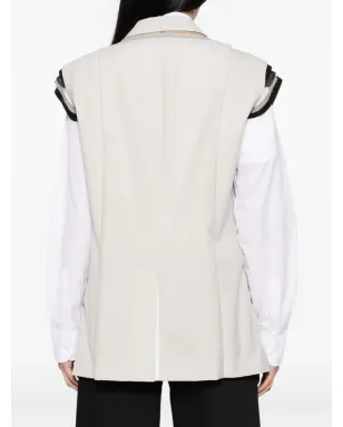 sacai ダブルブレスト ウエストコート - サムネイル4