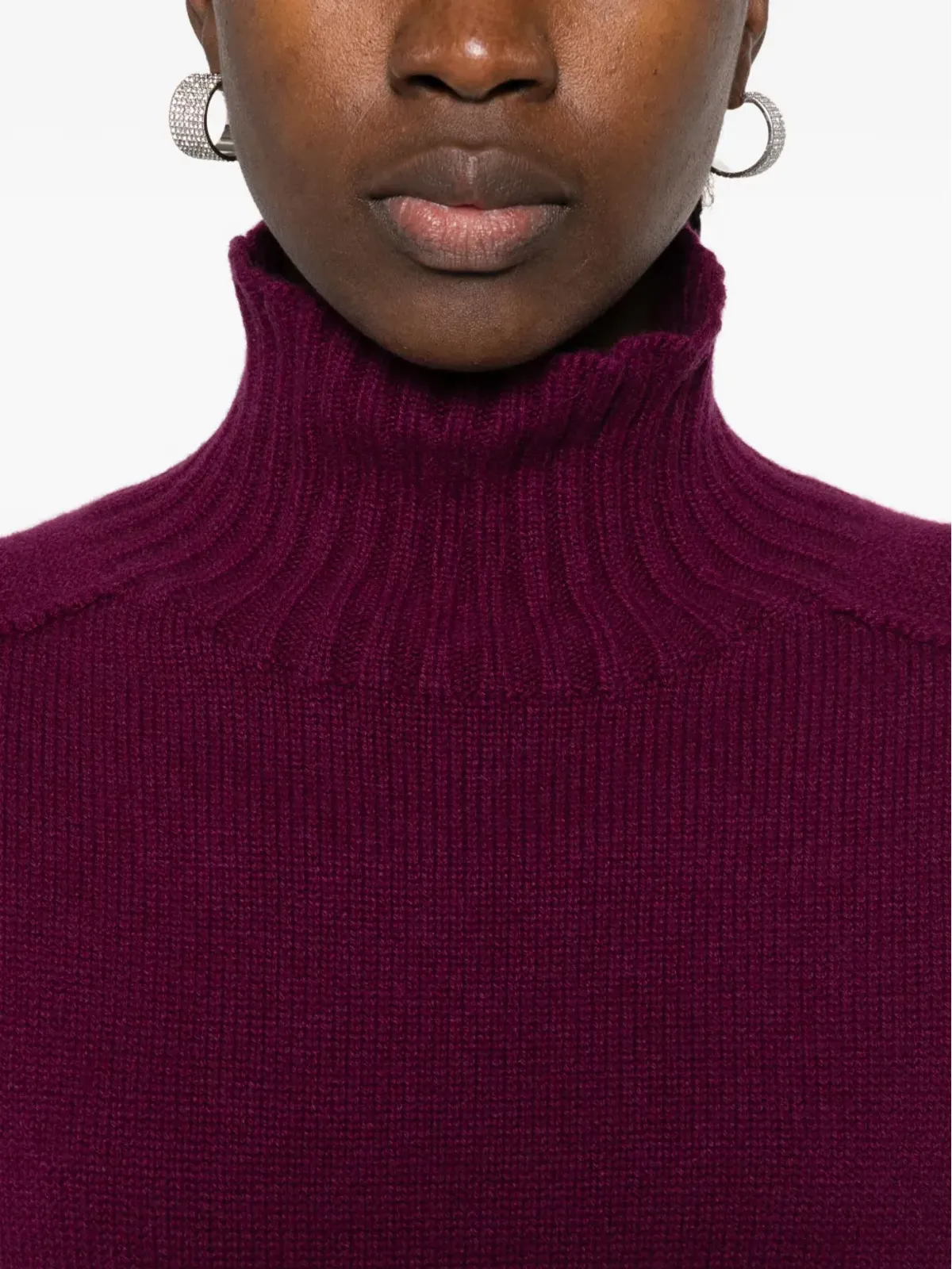 BOMPARD 高ネック カシミヤセーター - 画像5