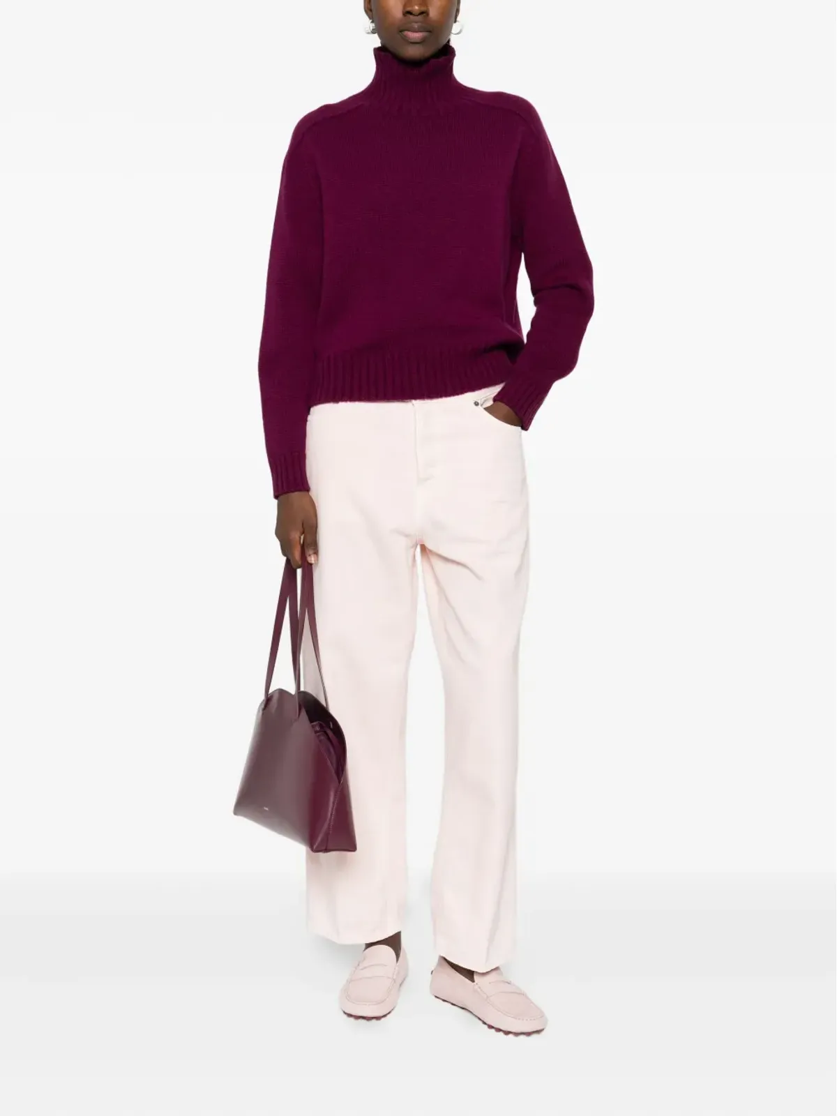 BOMPARD 高ネック カシミヤセーター - 画像2
