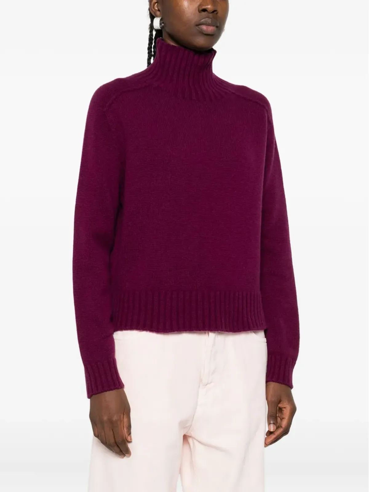BOMPARD 高ネック カシミヤセーター - 画像3
