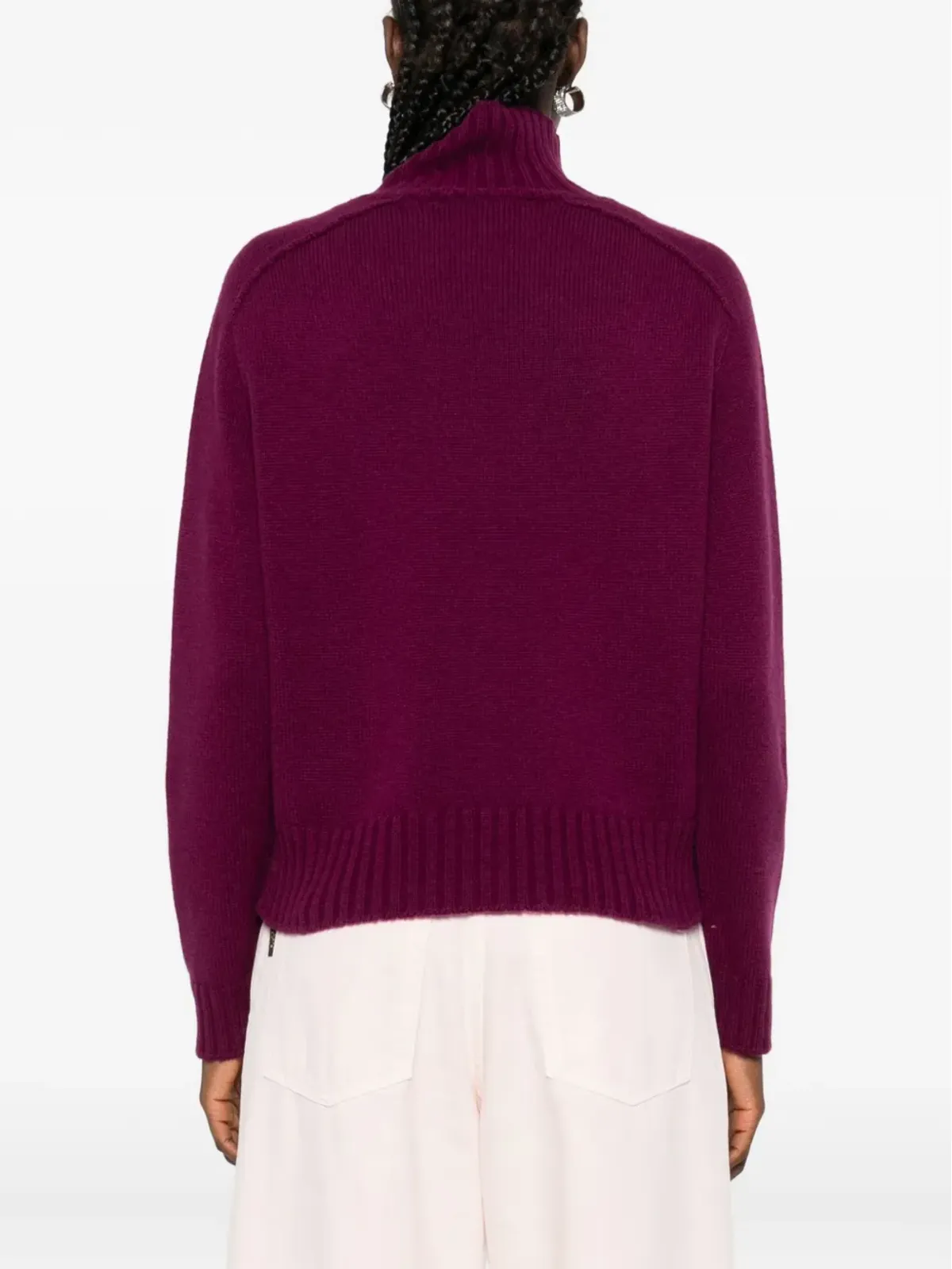 BOMPARD 高ネック カシミヤセーター - 画像4