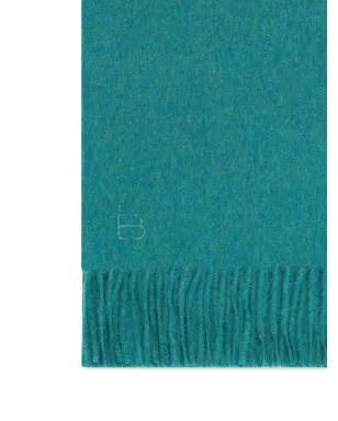 BOMPARD モノグラム入りフリンジ付きカシミアスカーフ - サムネイル2