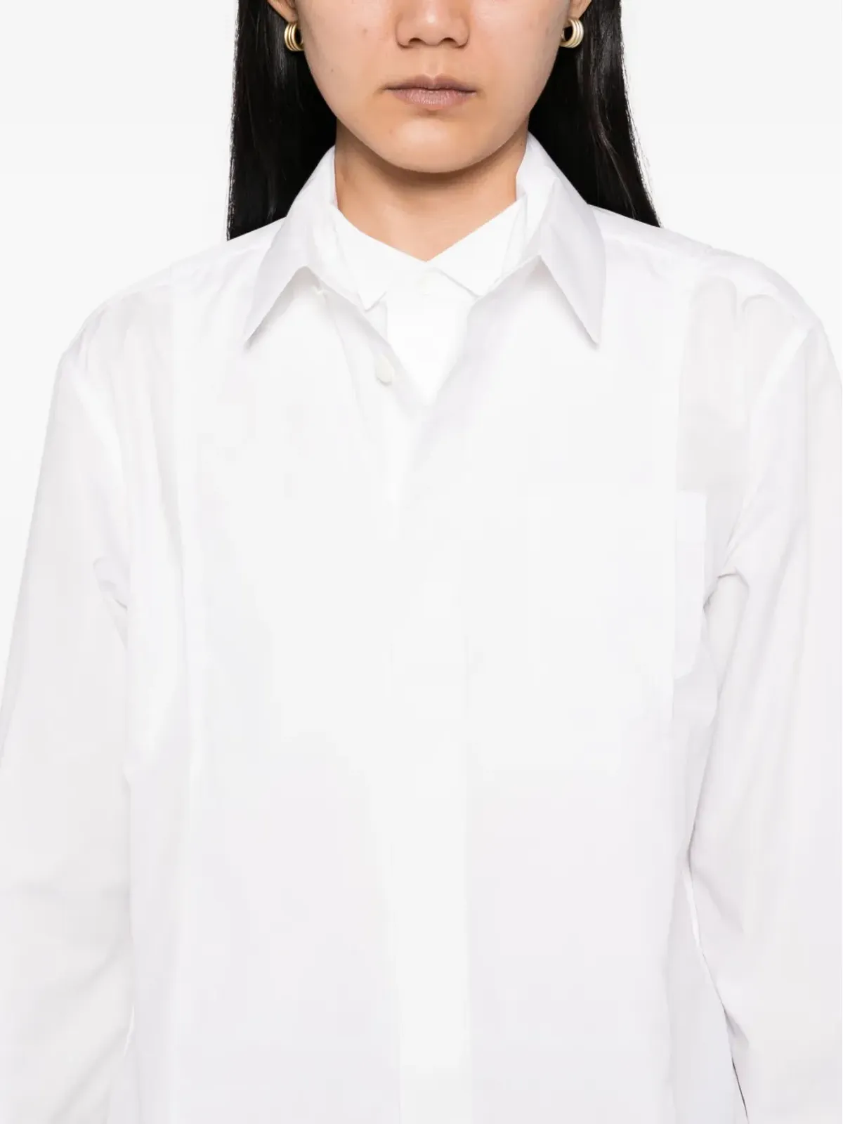 sacai クロップドシャツ - 画像5