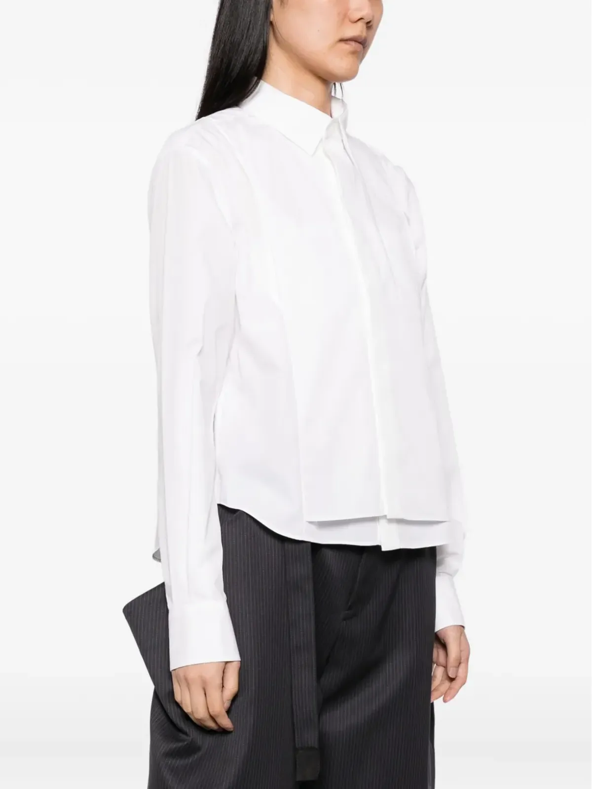 sacai クロップドシャツ - 画像3