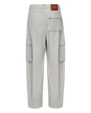 LOEWE カーゴポケット付きストレートレッグパンツ - グレー - サムネイル2