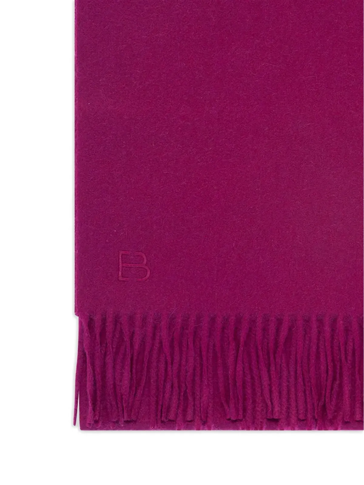 BOMPARD フリンジ付きモノグラムスカーフ - 画像2