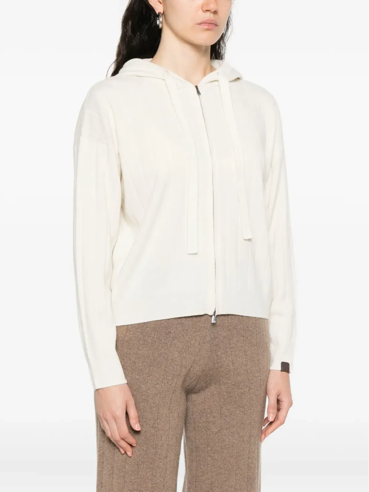 Max Mara フード付きカシミヤカーディガン - 画像3