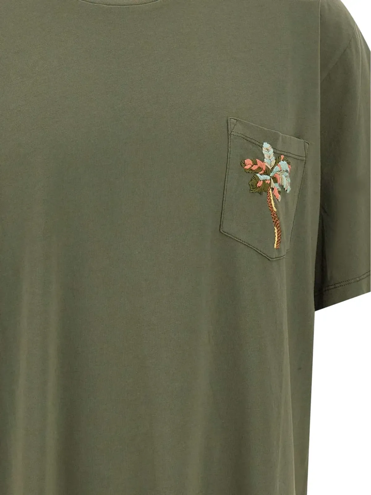 BOB エンブロイダードポケット付き クルーネック Tシャツ - 画像4