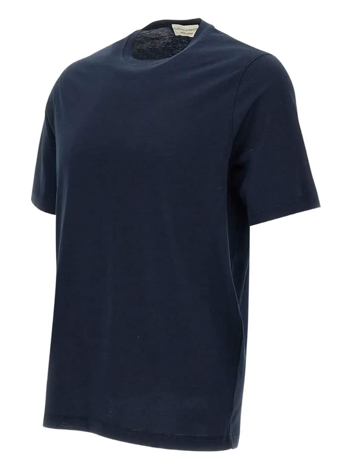 Filippo De Laurentiis コットン半袖Tシャツ ブルー - 画像3