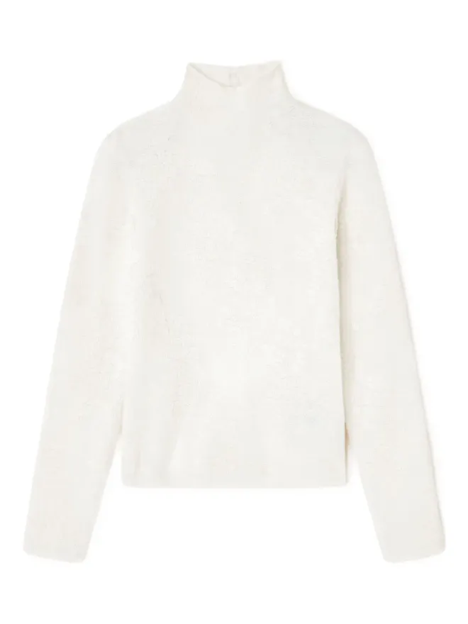 Ganni GANNI フラワージャカードモックネックトップの商品画像