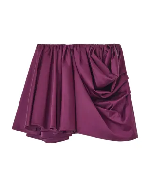 GANNI ドレープミニスカート - サムネイル1