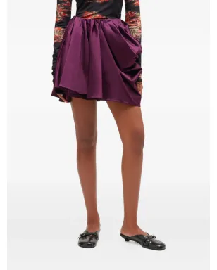 GANNI ドレープミニスカート - サムネイル3