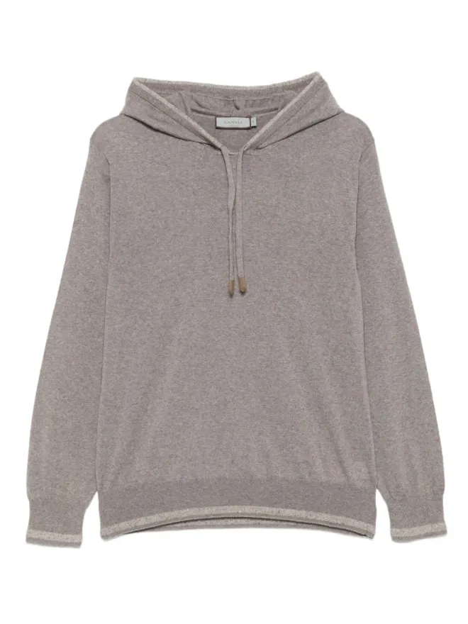 Canali Canali ウール混紡フーディ - Neutralsの商品画像