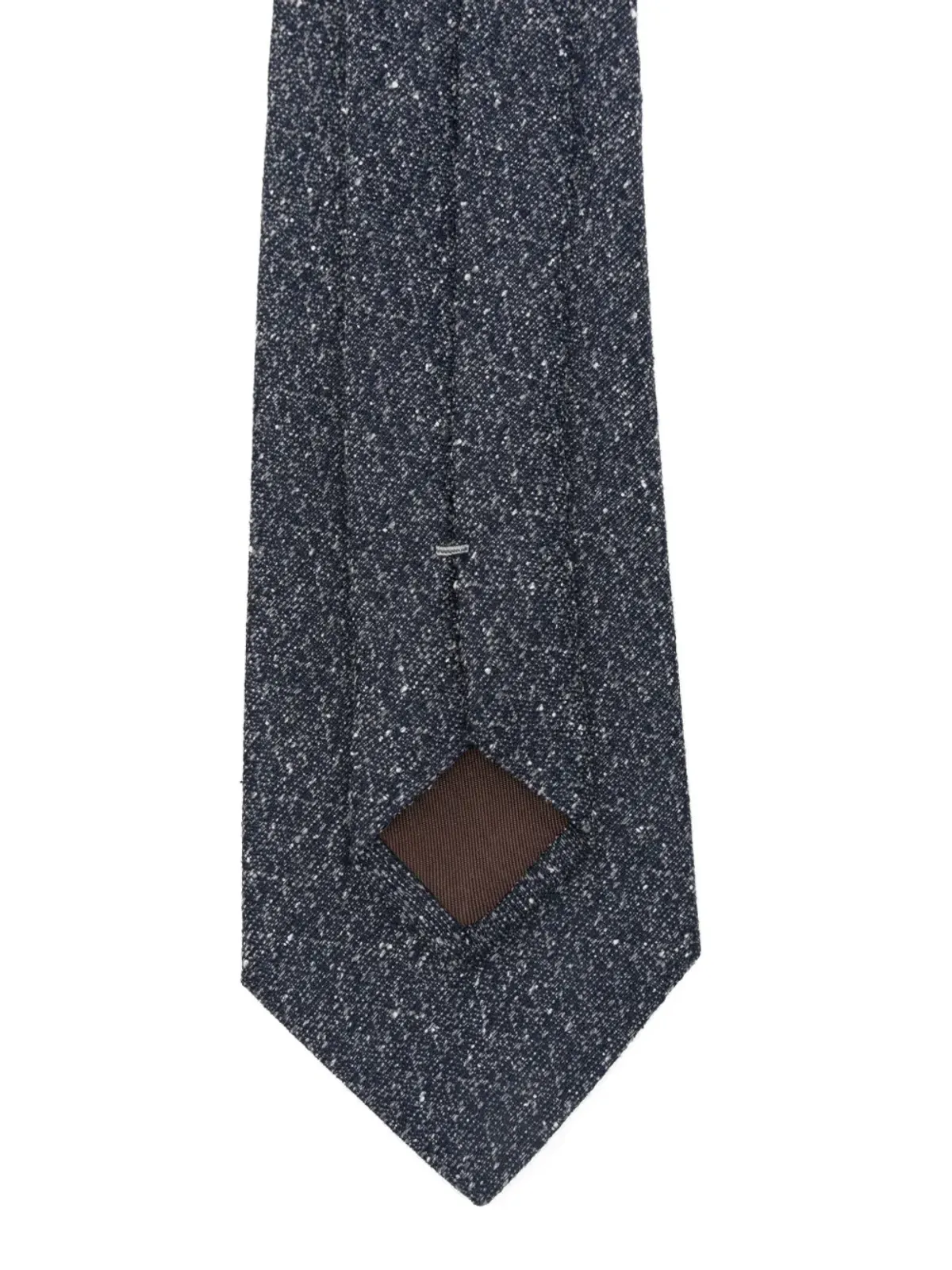 Canali speckled silk-wool tie - Blue - 画像2