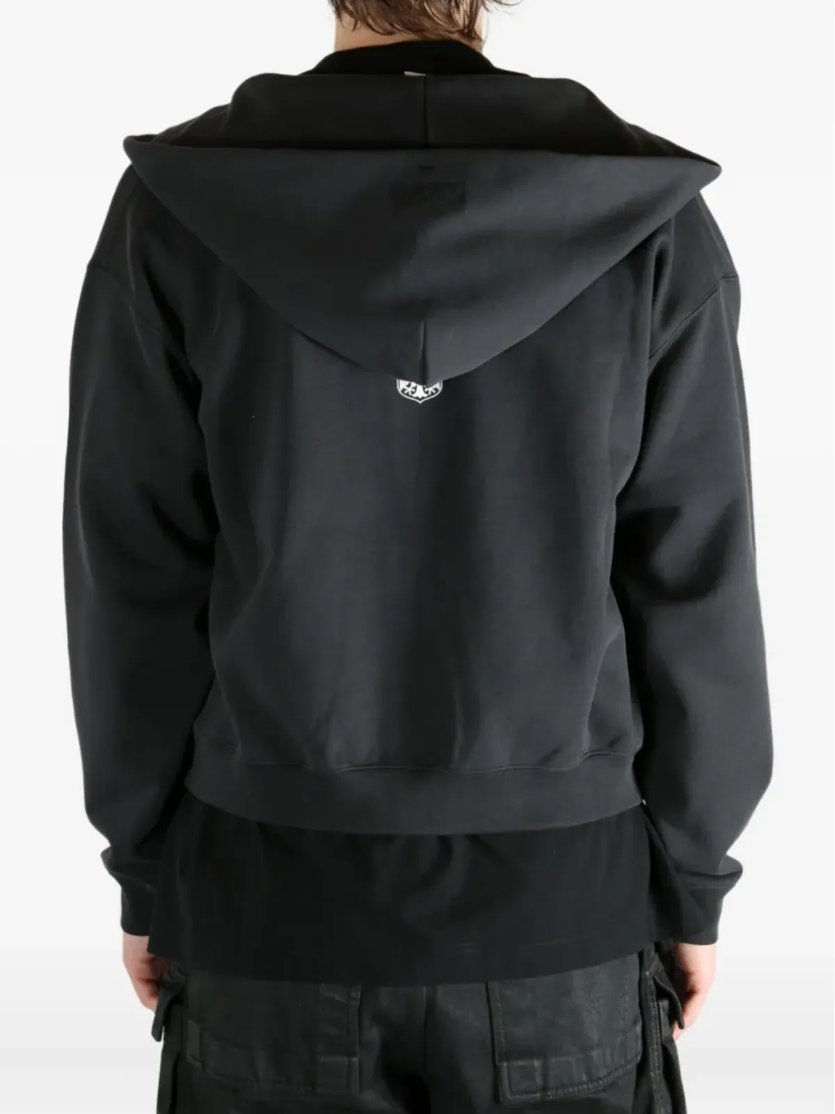VETEMENTS ロゴ刺繍ジップフーディー - 画像4