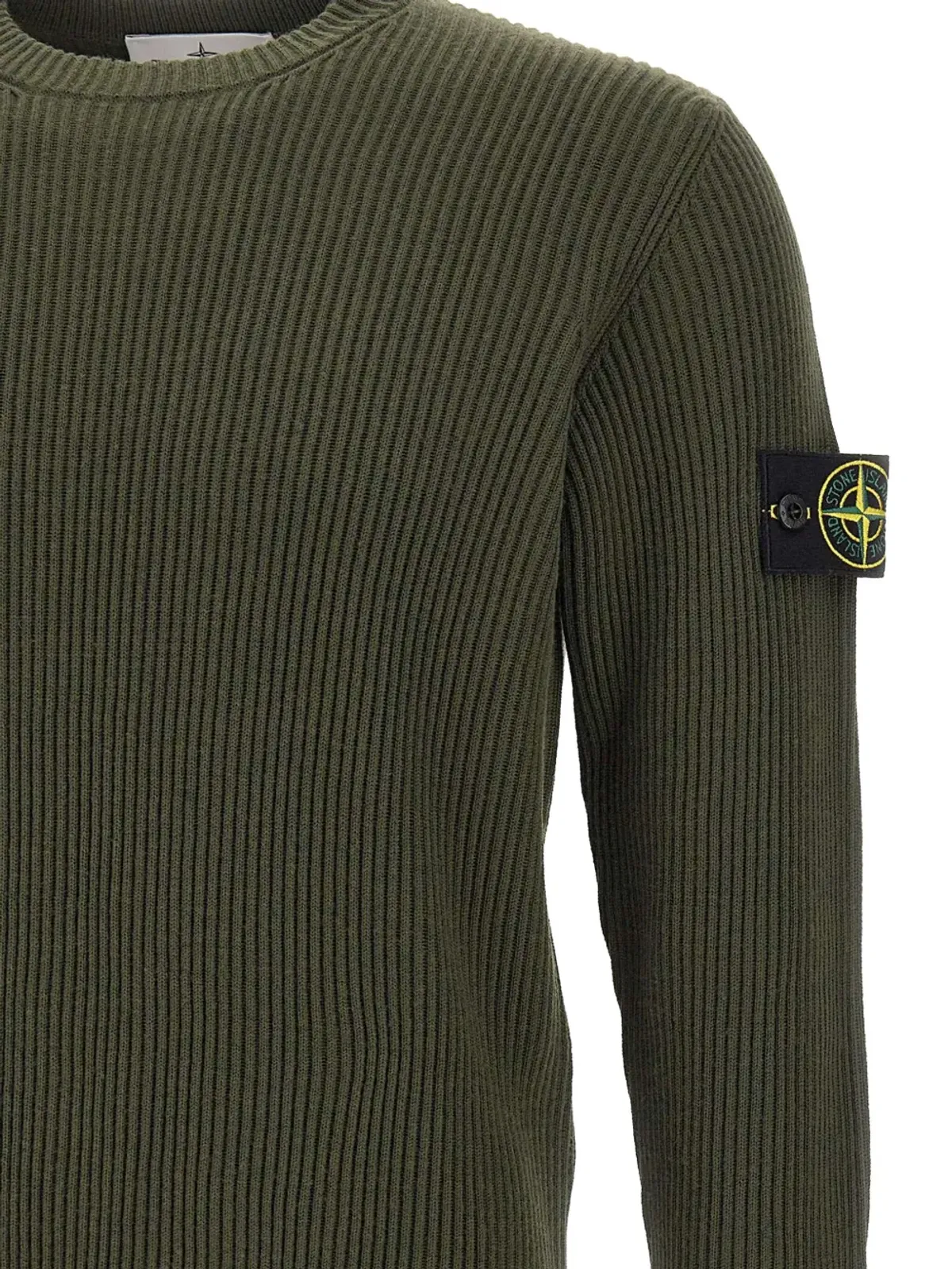 Stone Island リブ編みクルーネックセーター - 画像5
