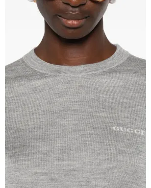 Gucci ロゴ刺繍入り半袖Tシャツ - サムネイル5