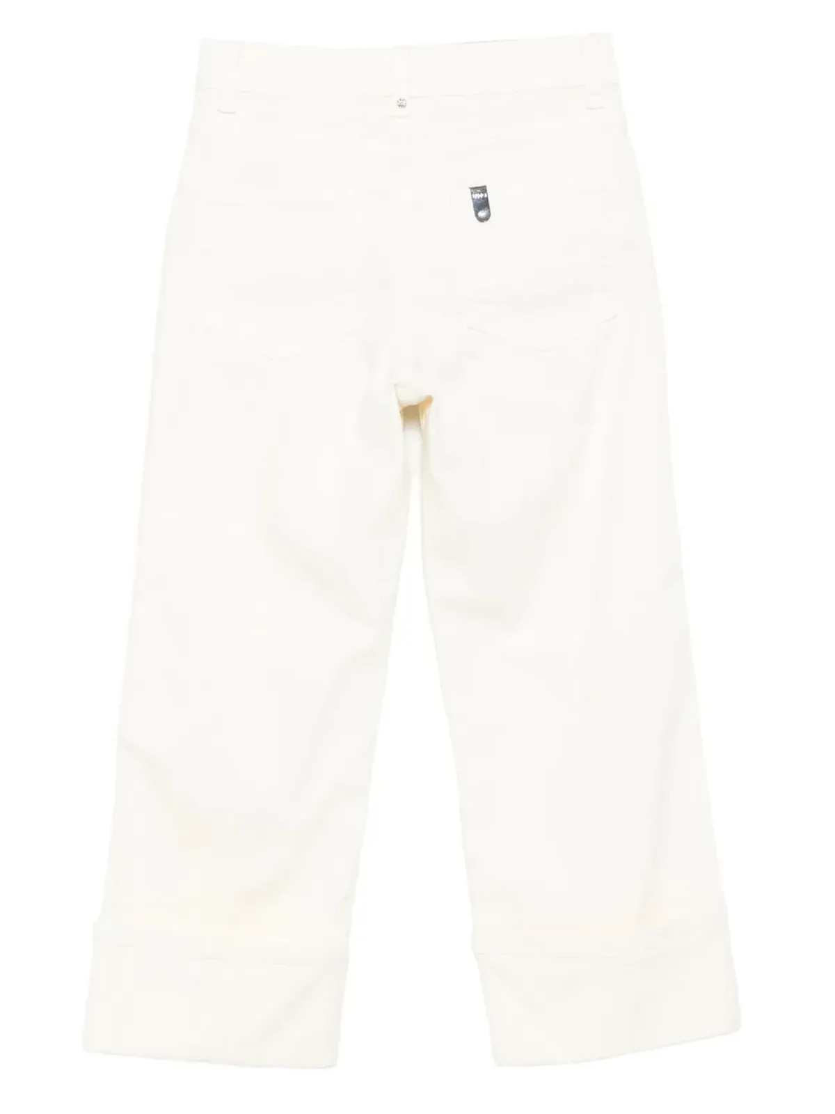 Liu Jo Kids ボタン留めカフ付きデニムジーンズ - 画像2