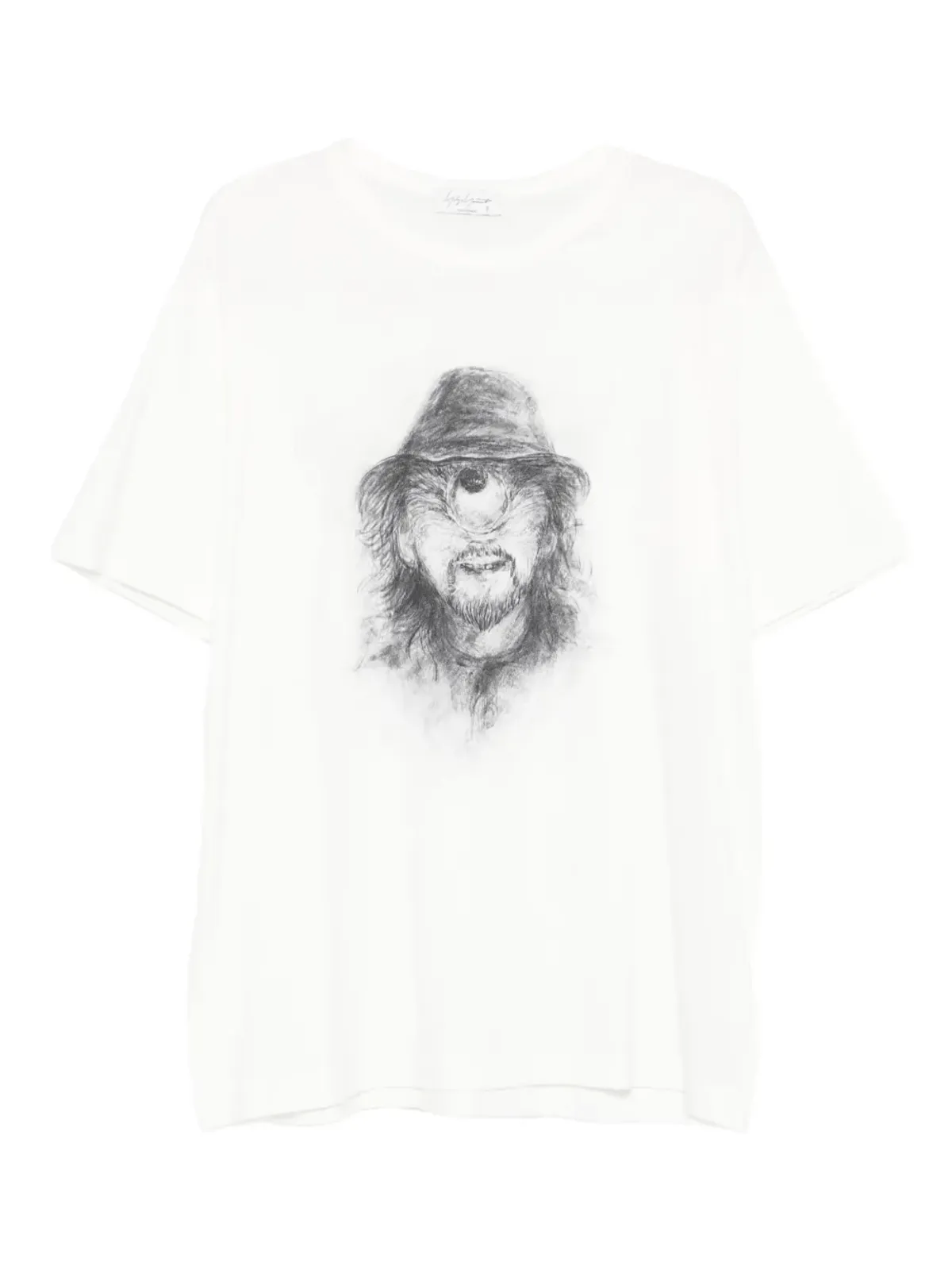 Yohji Yamamoto スケッチプリントTシャツ - 画像1