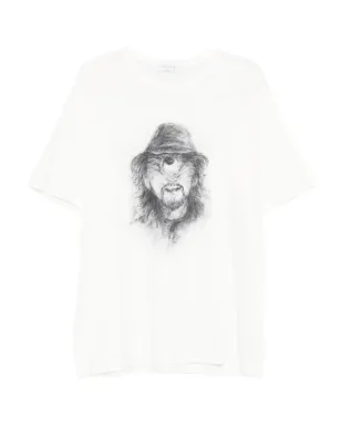 Yohji Yamamoto スケッチプリントTシャツ - サムネイル1
