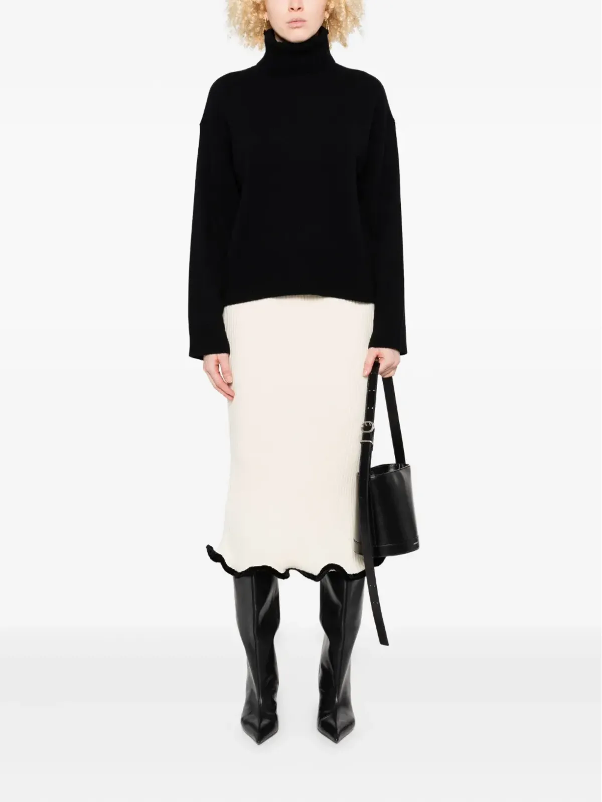 Allude タートルネックセーター - 画像2