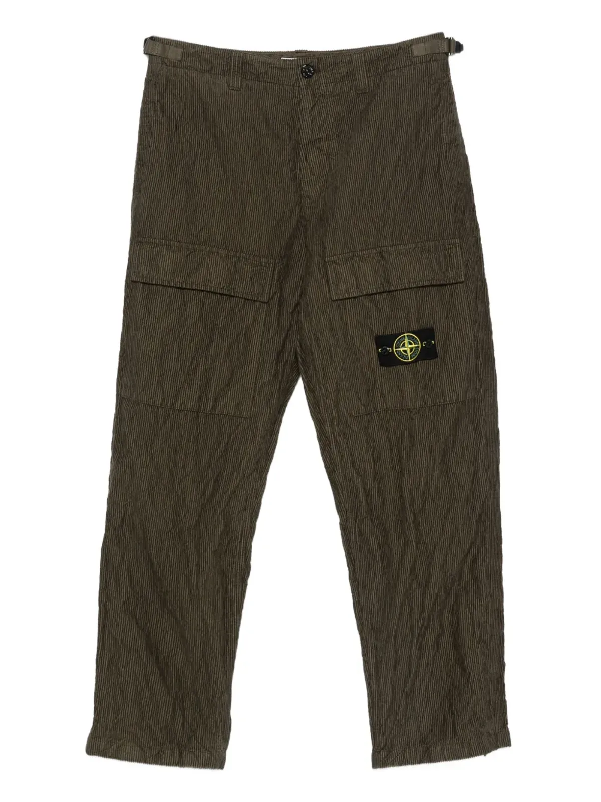Stone Island しわ加工コーデュロイストレートパンツ - 画像1