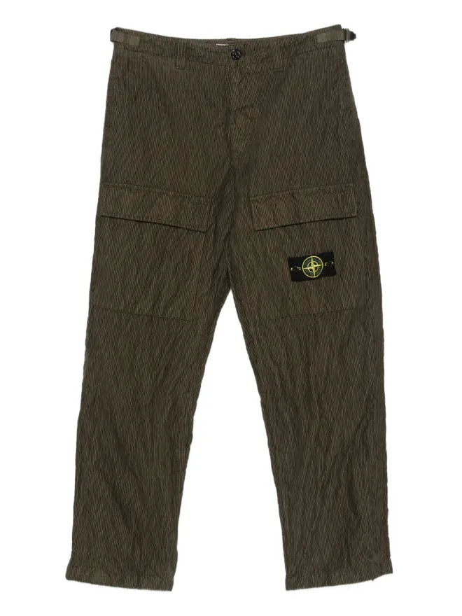 Stone Island Stone Island しわ加工コーデュロイストレートパンツの商品画像