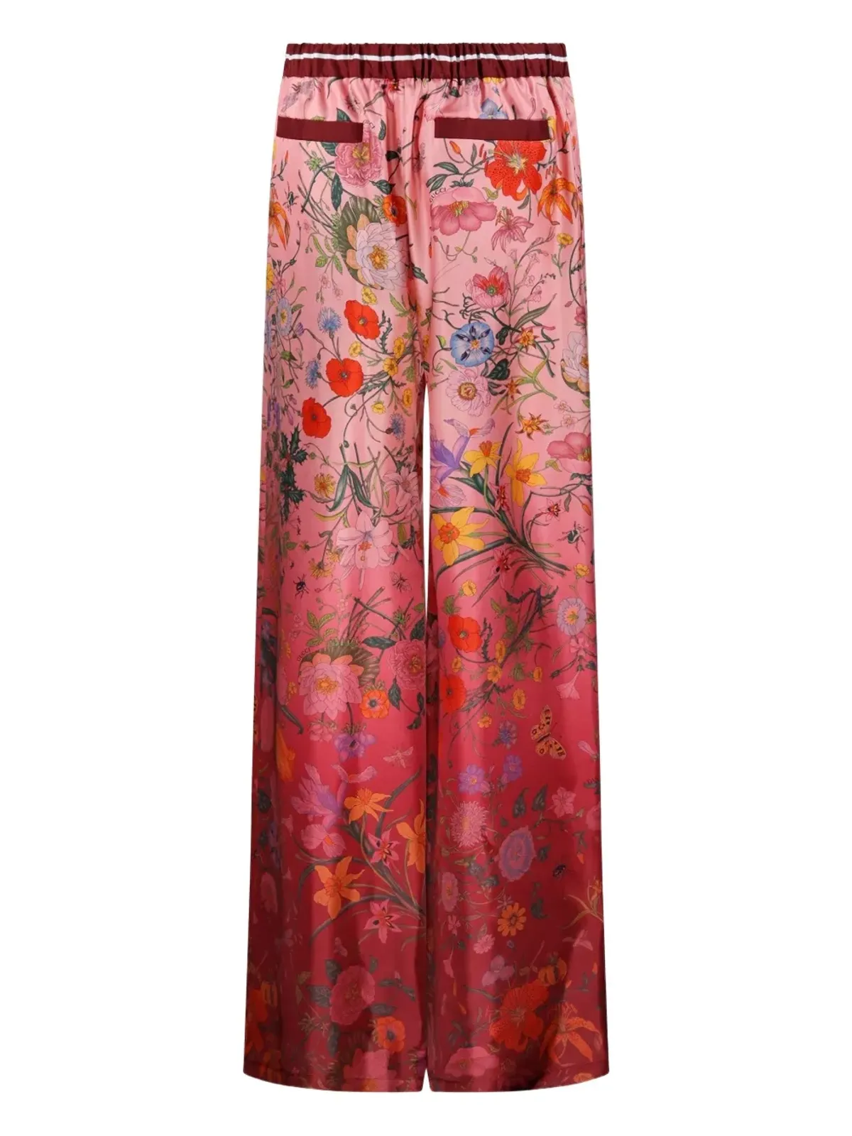 Gucci 花柄プリント ドローコード付きパンツ - 画像2