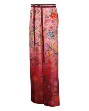Gucci 花柄プリント ドローコード付きパンツ - サムネイル4