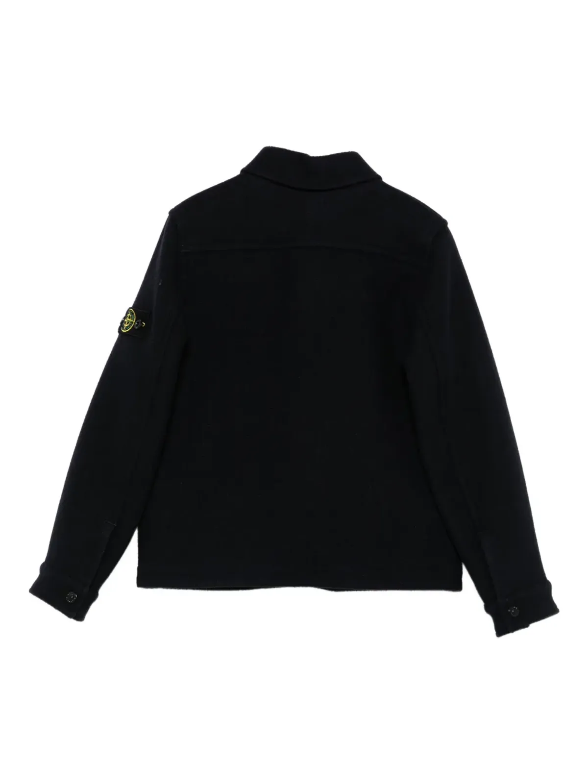 Stone Island Junior パッチポケットジップフロントジャケット - 画像2