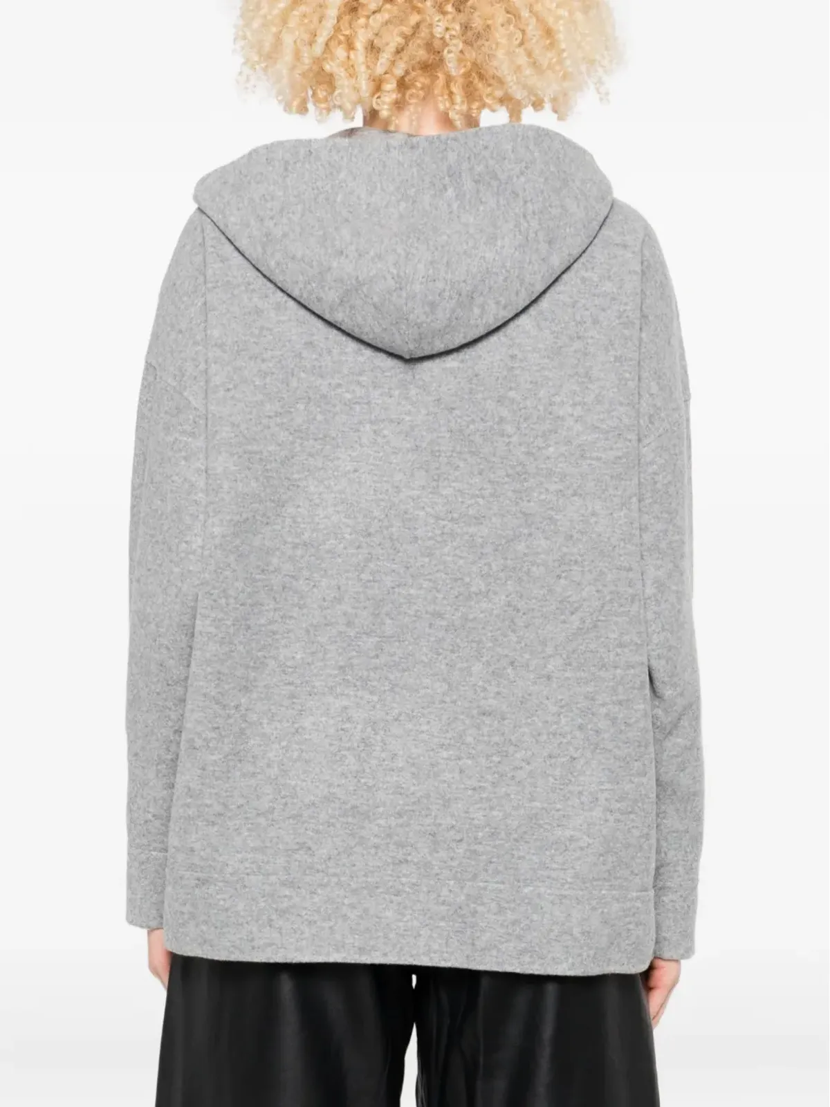 Max Mara ジップアップ ウール混紡 フーディー - 画像4