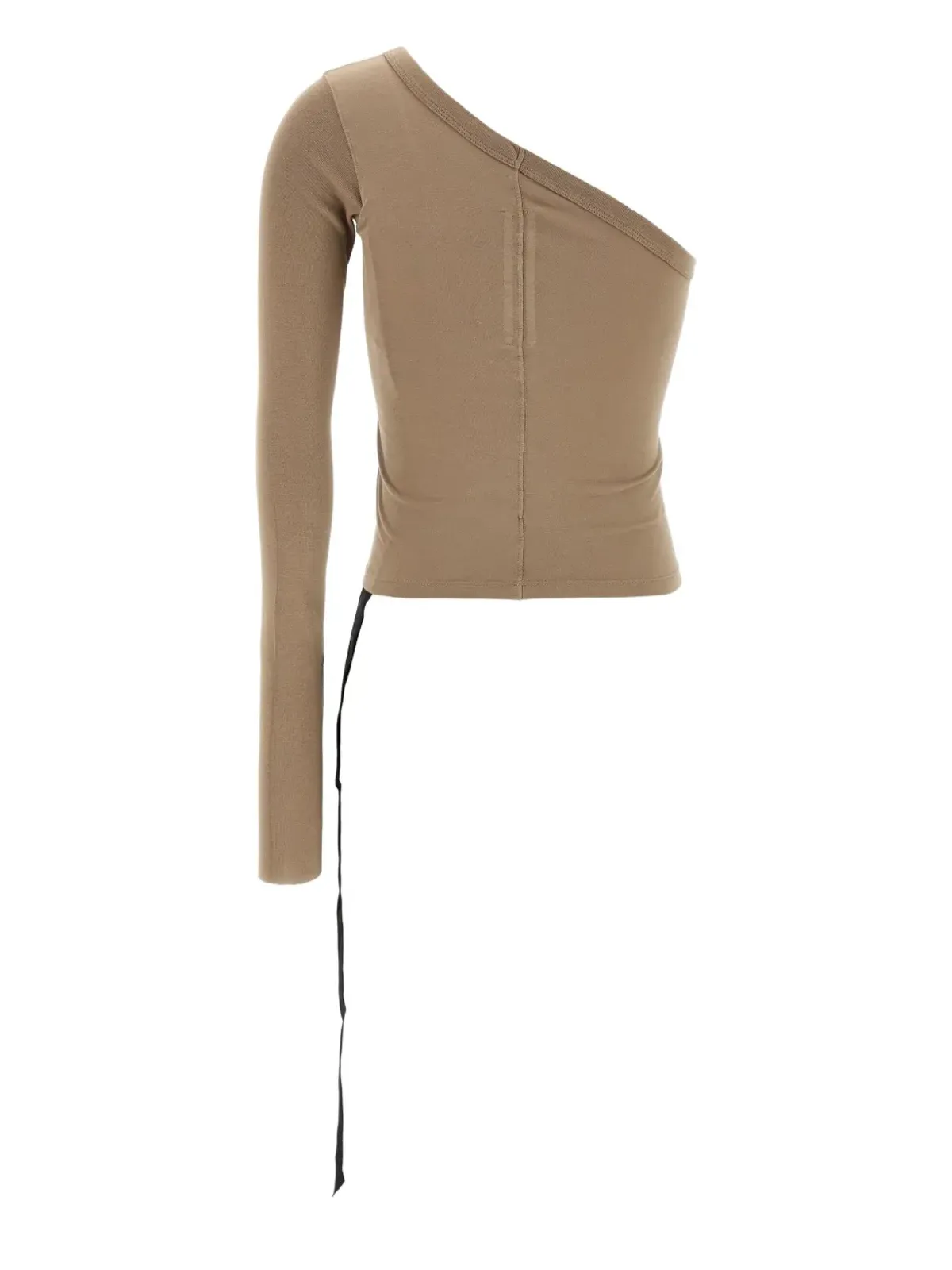 Rick Owens DRKSHDW Ziggy アシンメトリックネックライン Tシャツ - 画像2