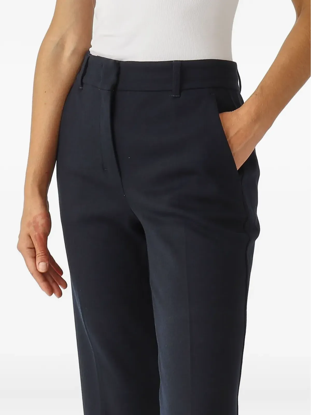 S Max Mara ベルトループディテール トラウザー - 画像5