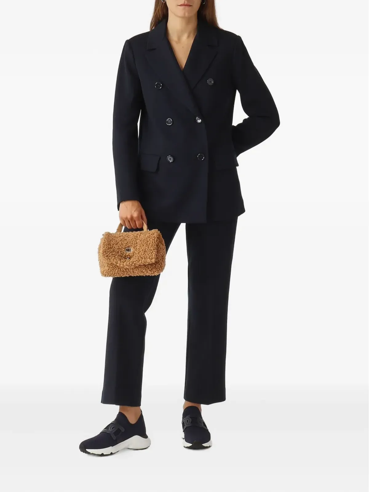S Max Mara ベルトループディテール トラウザー - 画像2
