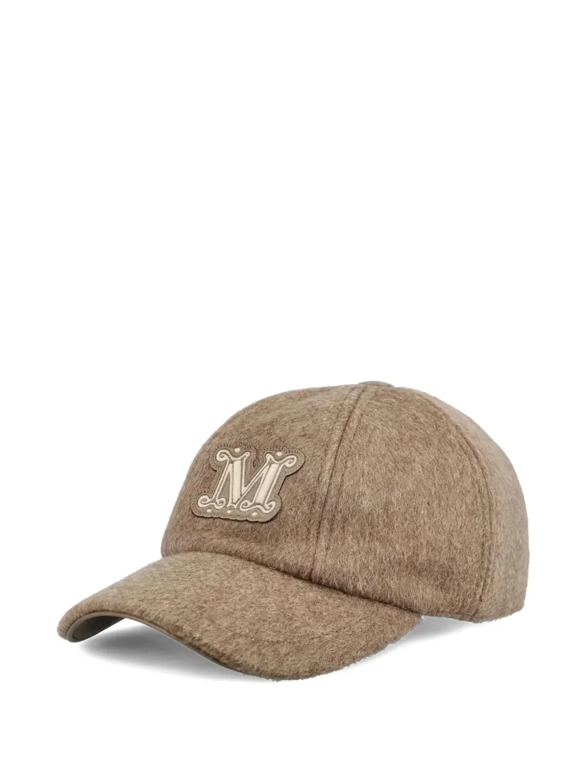 Max Mara ロゴプレート カシミヤキャップ - Brown - 画像2