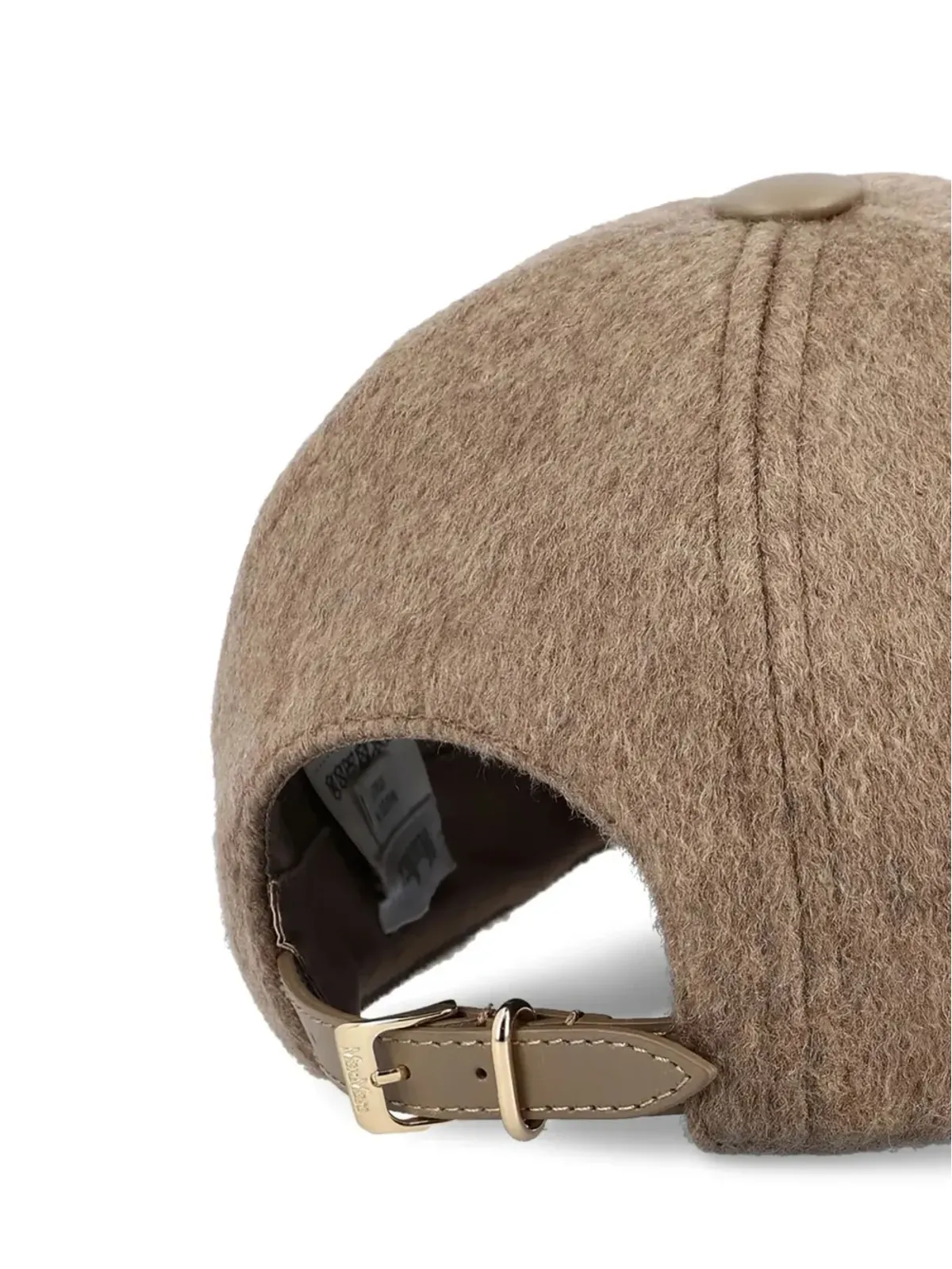Max Mara ロゴプレート カシミヤキャップ - Brown - 画像4