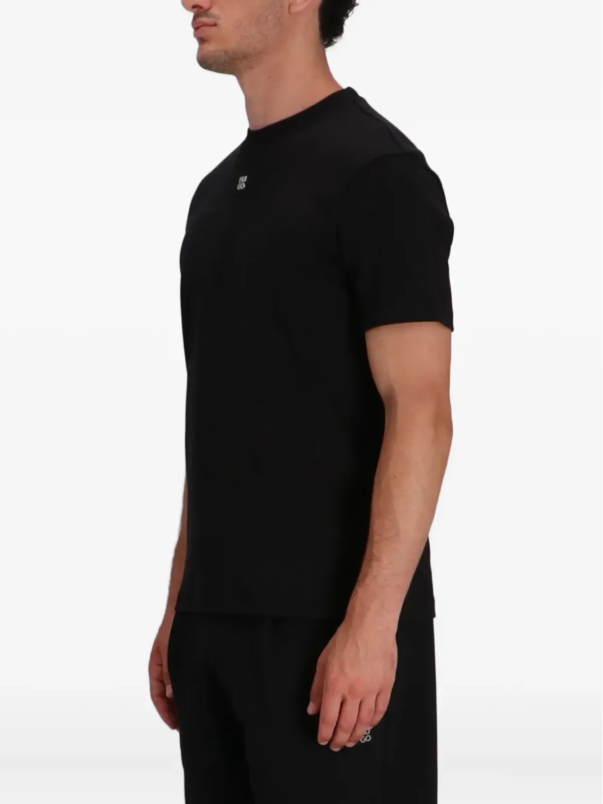 HUGO ロゴパッチ コットン Tシャツ - 画像3