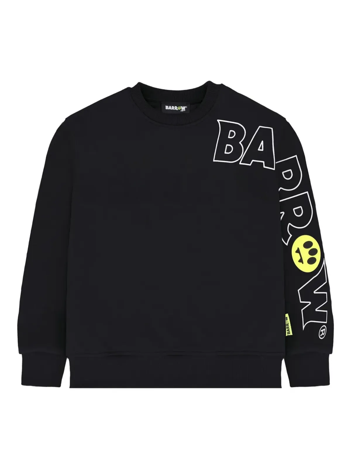 Barrow kids ロゴ入り袖のジャージー素材スウェットシャツ - 画像1