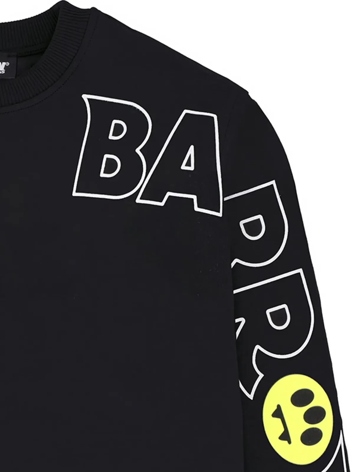 Barrow kids ロゴ入り袖のジャージー素材スウェットシャツ - 画像3