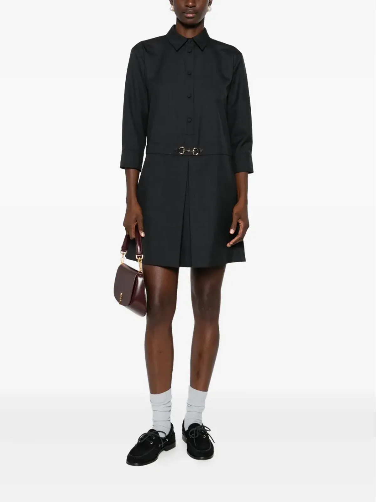 Gucci ボタン留めシャツミニドレス - 画像2