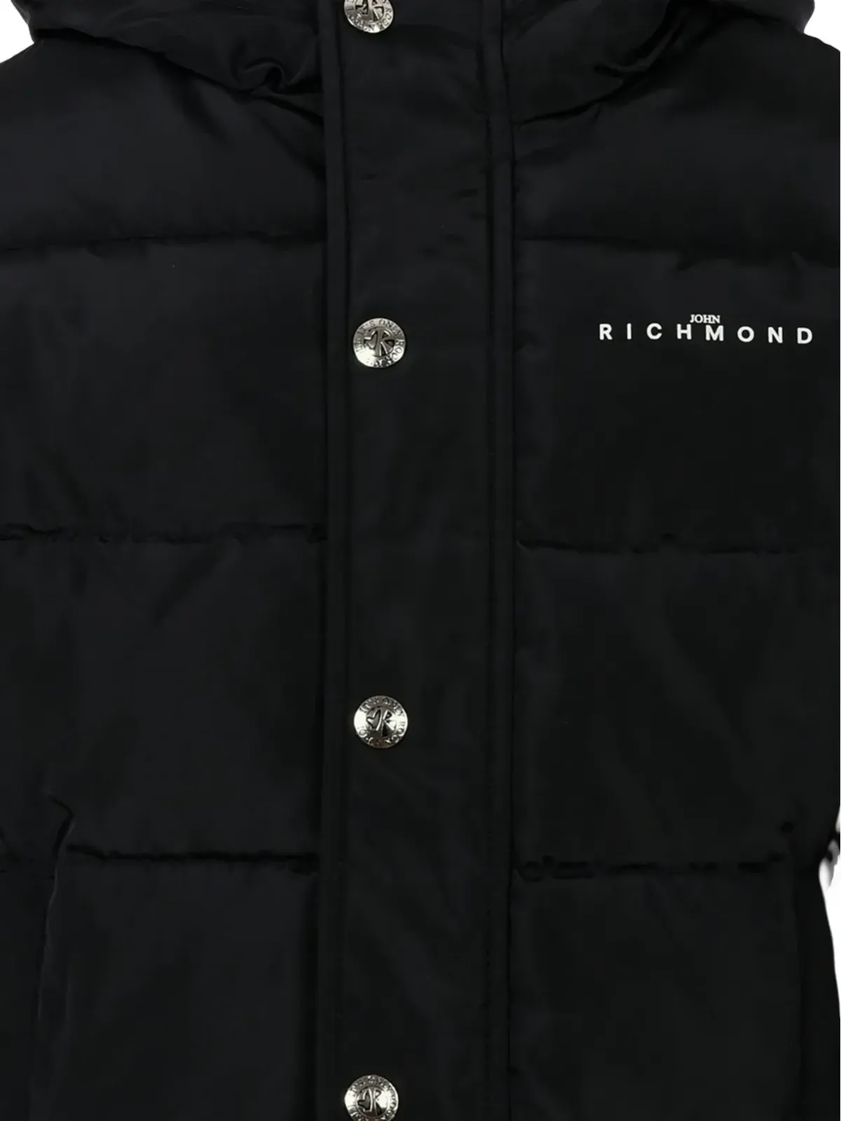 John Richmond Junior フード付きパファージャケット - 画像3