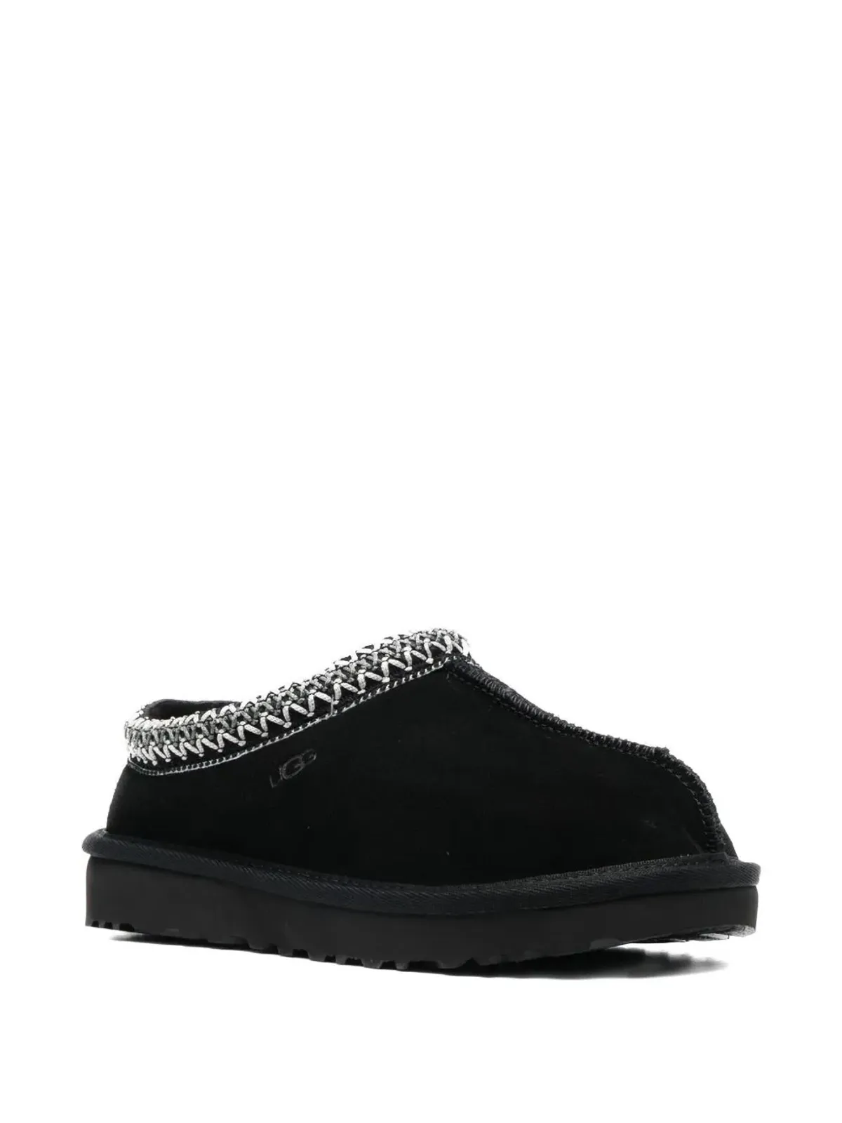 UGG Tasman II 編み込みトリム付きスエードスリッパ - 画像2