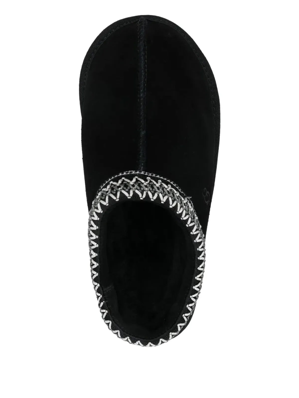UGG Tasman II 編み込みトリム付きスエードスリッパ - 画像3