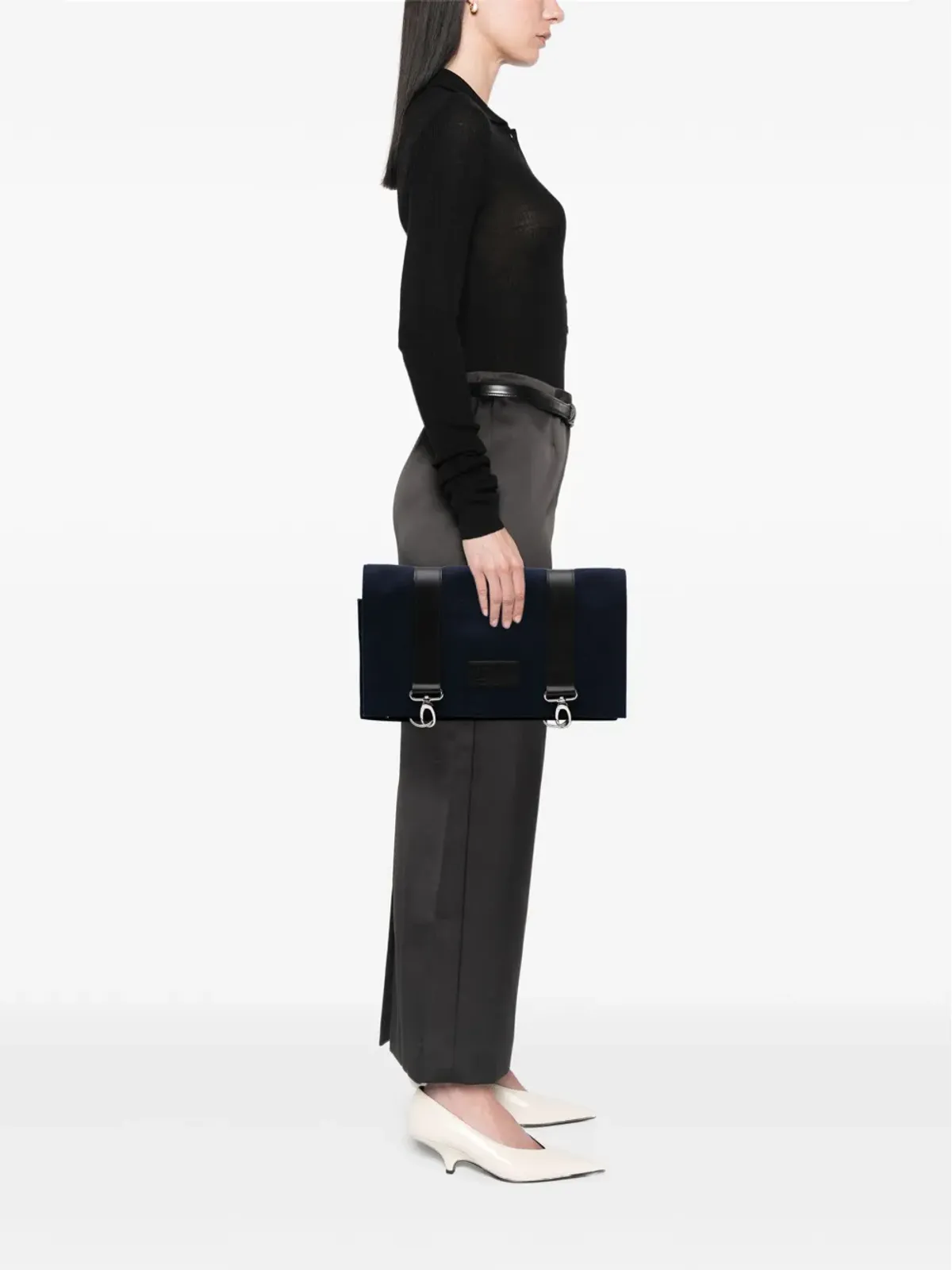 Christian Dior Pre-Owned 20世紀フェルト トラベルオーガナイザー クラッチバッグ - 画像2