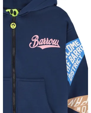 Barrow kids パウプリントジップフードパーカー - サムネイル2