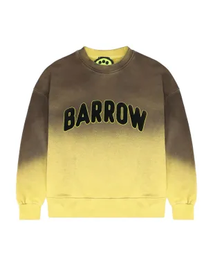 Barrow kids クルーネック コットン スウェットシャツ - イエロー - サムネイル1